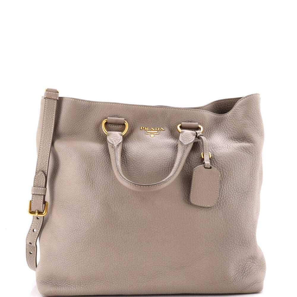 Prada Large Convertible Shopper Tote